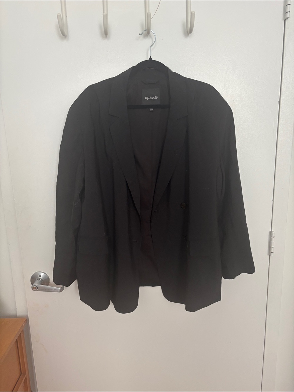 Madewell Black Oversized Blazer